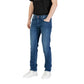 Blue Cotton Relaxed Fit Jean