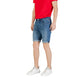 Blue Cotton Bermuda