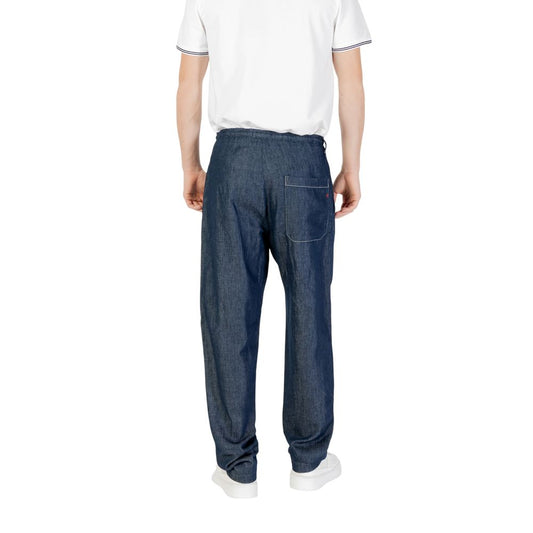 Blue Cotton Pant
