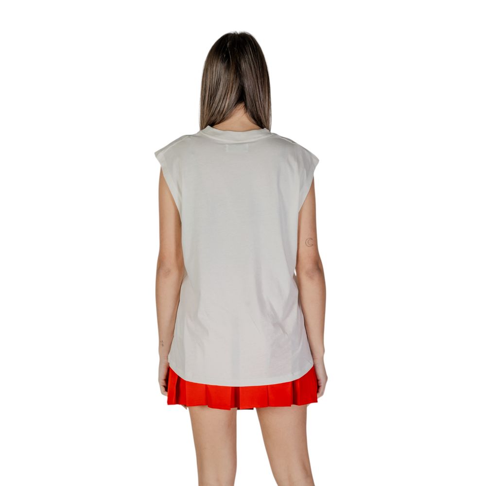 Cream Cotton Tank Top