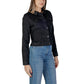 Black Cotton Jackets & Coat