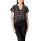 Black Viscose T-Shirt