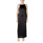 Black Recycled Polyester Long
