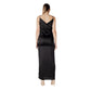 Black Recycled Polyester Long