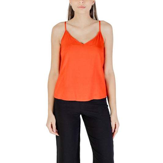 Red Viscose Tank Top