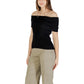 Black Polyester Sweater