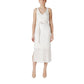Beige Recycled Polyester Midi