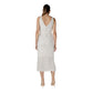 Beige Recycled Polyester Midi