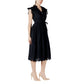 Black Cotton Midi