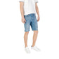 Light Blue Cotton Bermuda