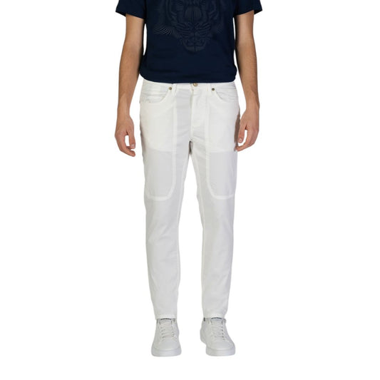 White Cotton Skinny Pant