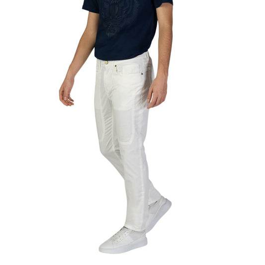 White Cotton Skinny Pant