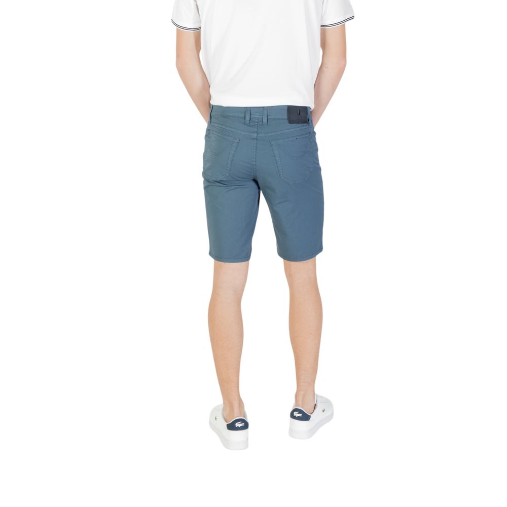 Blue Cotton Bermuda