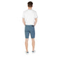 Blue Cotton Bermuda