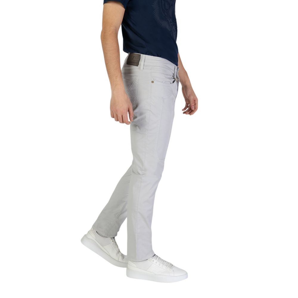 Gray Cotton Skinny Pant