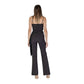 Black Polyester Jumpsuit