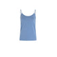 Blue Cotton Tank Top