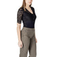 Black Viscose Bodysuit