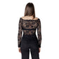 Black Polyamide Long Sleeve
