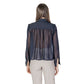 Blue Polyester Shirt