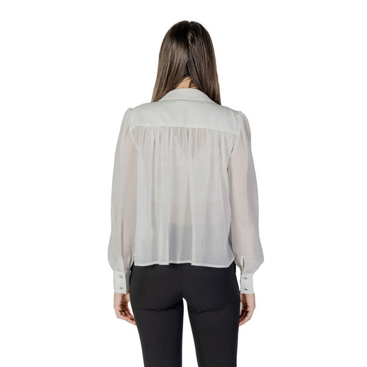 White Polyester Shirt