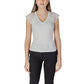 White Recycled Polyester Tank Top