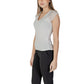 White Recycled Polyester Tank Top