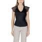 Black Recycled Polyester Tank Top
