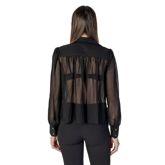 Black Polyester Shirt