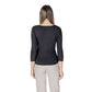 Black Viscose Long Sleeve