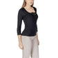 Black Viscose Long Sleeve