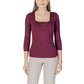 Purple Viscose Long Sleeve