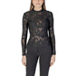 Black Polyester Long Sleeve