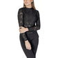 Black Polyester Long Sleeve