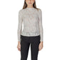 Cream Polyester Long Sleeve