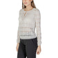 Cream Polyamide Long Sleeve
