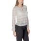 Cream Polyamide Long Sleeve
