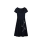 Black Cotton Midi