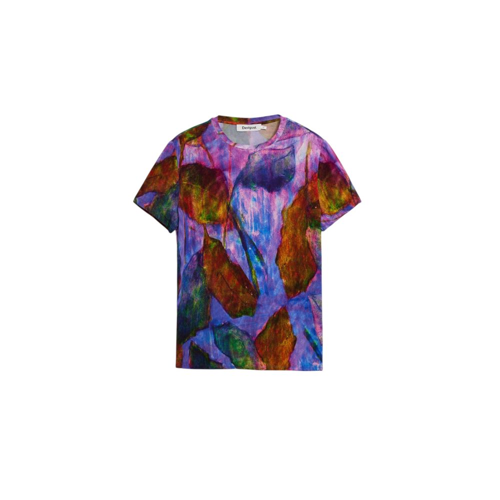 Purple Viscose T-Shirt