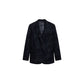 Black Polyester Blazer