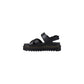 Black Leather Sandal