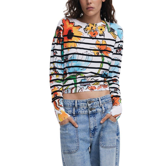 White Viscose Sportswear