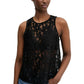 Black Polyester Tank Top