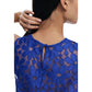 Blue Polyester Tank Top