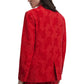 Red Cotton Blazer