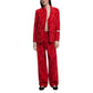 Red Cotton Blazer