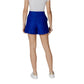 Blue Polyester Short
