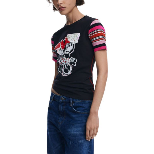 Black Cotton T-Shirt