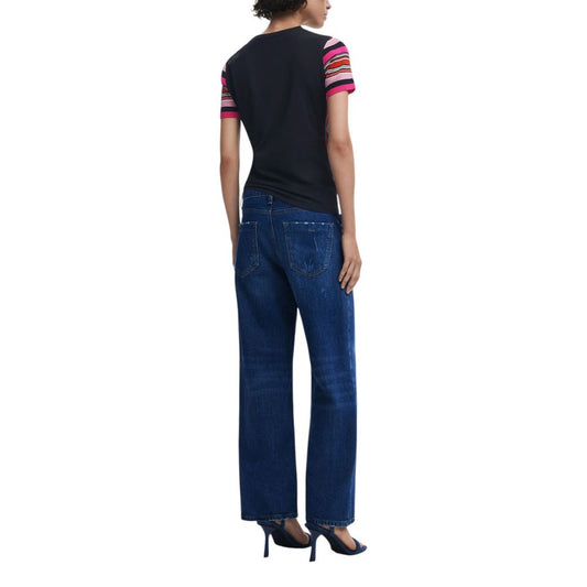 Black Cotton T-Shirt