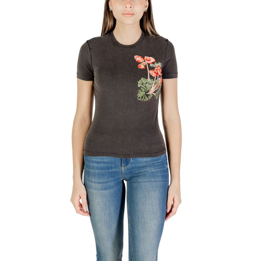 Black Cotton T-Shirt